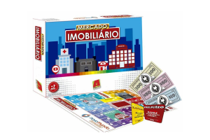 JOGO DE TABULEIRO MERCADO IMOBILIARIO REF-3.03.365