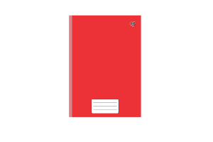 CADERNO OFF VERMELHO 48 FOLHAS 140MM X 200MM REF-941665