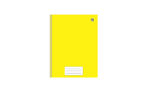 CADERNO OFF AMARELO 96 FOLHAS 140MM X 200MM REF-941689