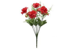 BQ MINI FLORES COMPLEMENTO X7 VERMELHO REF-35697-009