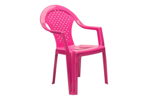 CADEIRA POLTRONA ROSA INFANTIL REF-22606