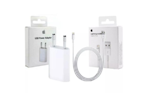 CARREGADOR IPHONE COMPLETO APPLE 5 6 7 8 REF-MD814CH/4