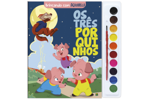 BRINCANDO COM AQUARELA- OS TRES PORQUINHOS REF-1157841