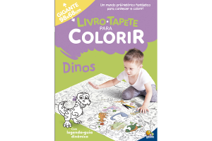 LIVRO-TAPETE PARA COLORIR- DINOS REF-1157701