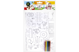 LIVRO-POSTER PARA COLORIR- FAZENDA REF-1160036