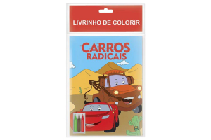 LIVRINHO DE COLORIR- CARROS RADICAIS REF-1156195