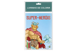 LIVRINHO DE COLORIR- SUPER-HEROIS REF-1156250