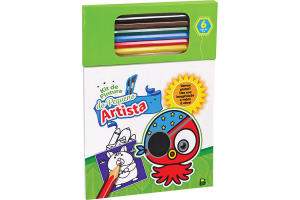 KIT DE PINTURA DO PEQUENO ARTISTA- VERDE REF-1157086