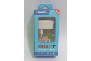 CARREGADOR TURBO  SMART 5.1A REF-O-V8