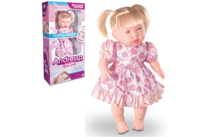 BONECA ANDRESSA FRASES REF-458