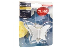 LUZ NOTURNA BORBOLETA 7X6CM REF-CK2170