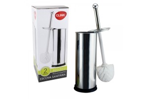 ESCOVA SANITARIA COM BASE EM AÇO INOX REF-CK745