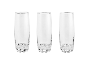 COPO VIDRO TRANSPARENTE DIAMONDS 240ML REF-24492