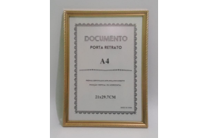 PORTA RETRATO BCO 21X29.7CM REF-FFBZ182092