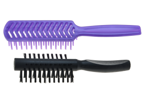 kit escova cerda meia lua/mariana