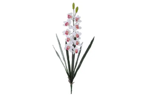 H.ORQUIDEA CYMBIDIUM CETIM X10 BRANCO REF-00801004