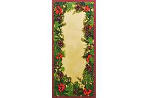 CAMINHO DE MESA NATAL COLORIDO 90X33CM REF-64510001