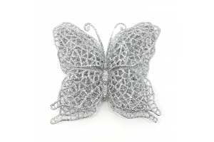 ENFEITE NATALINO BORBOLETA  4 PÇS REF-UB1015