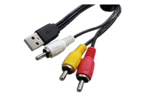 CABO USB MACHO PARA 3 RCA