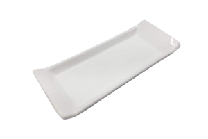 BANDEJA CERAMICA SELEN BRANCA 30CM REF-DR0055BR