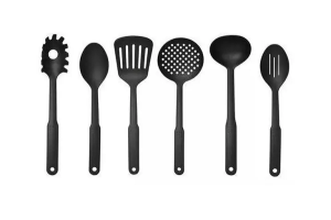 UTENSILIOS DE COZINHA 6PCS PLASTICO 28CM COD 10429 REF-KC-02