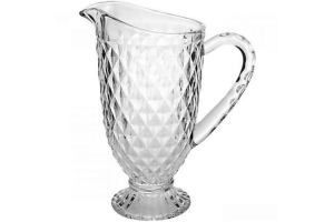 JARRA SAFIRA VIDRO ABACAXI CRISTAL REF-TP1252