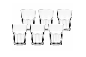 COPO DE VIDRO BARADA 180ML C/ 6PCS REF-LGGI003