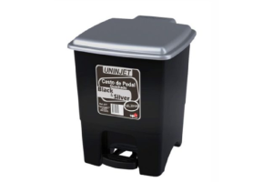 CESTO DE PEDAL 14L PRETO REF-377