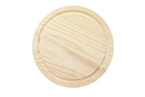 TABUA DE CORTE REDONDA MAD 24CM REF-SKE20803