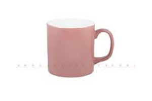 CANECA DE CERAMICA 355ML 9X8,5CM ROSA REF-20151