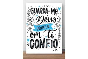 PLACAS DECORATIVAS RELIGIOSO 3 MDF 19X20CM REF-PLA025 REF-0033397