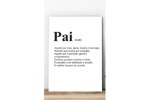 QUADRO DECORATIVO 39X28CM (VÓ/PAI E PRESENTE DE DEUS REPLETO DE AMOR) REF-QQP004