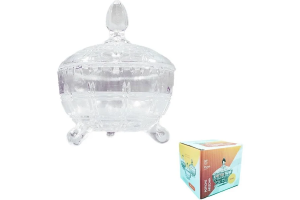 BALEIRO DE VIDRO 200ML 13X10CM REF-20193