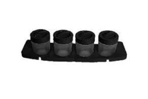 COMBO CONDIMENTO NA BASE C/04 PCS PRETO REF-16905