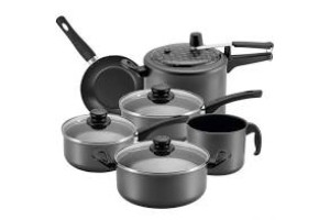 CONJ DE PANELAS 6 PÇS PRESSAO A CINZA REF-1548