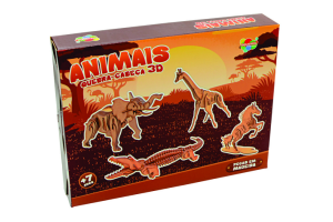 ANIMAIS QUEBRA CABECA 3D REF-131