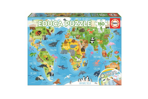 MAPA MUNDI ANIMAIS REF-151