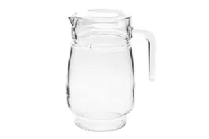 JARRA DE VIDRO 1,6LTS LISA 12CM REF-13612