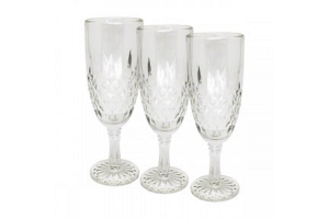 JG DE TACAS CHAPAGNE 189ML C/3 UNID 16CM REF-13635