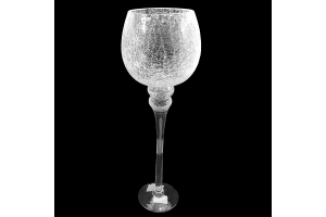 VASO DE VIDRO DECOR TRANSPARENTE REF-47114-311