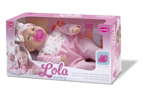 Boneca Lola Baby Brinquedo Infantil Com Chupeta