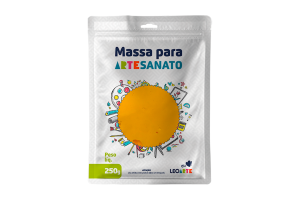 MASSA DE ARTESANATO LARANJA PASTEL  A UNIDADE  REF-88031 -LEONORA