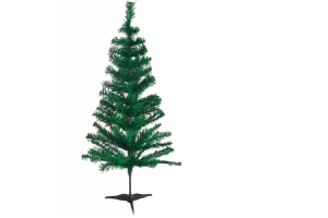 A. ARVORE NATAL 100 TIPS C/ BASE PLASTICO 1,2M REF-66449001