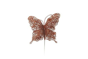 ENFEITE NATAL BORBOLETA FLAT C/ GLITTER REF-25314002