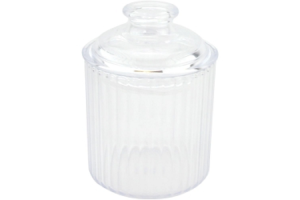 POTE PORTA MACARRAO REDONDO CANELADO 530ML REF-CK3140