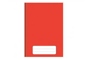CADERNO VERMELHO 96 FOLHAS 200MM X 275MM COD.941740