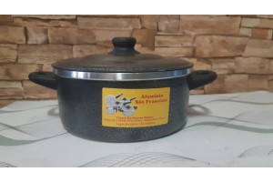 PANELA CRAQUEADA  COM TAMPA Nº22