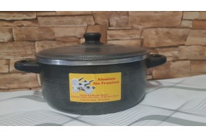 PANELA CRAQUEADA COM TAMPA Nº24