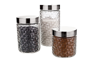 CONJUNTO DE POTES VIDRO REF-VDR2140-3