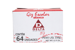 GIZ DE GESSO COMUM BRANCO C/64 UND REF-0202